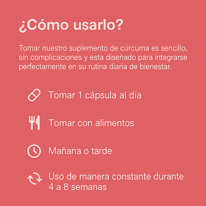 Calma Plus – Cúrcuma 95% – Bienestar desde Adentro